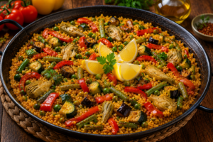 Paella verduras
