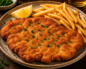 Pork schnitzel