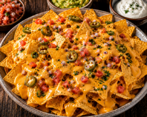 Nachos con queso