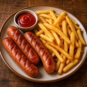 Salchichas con patatas